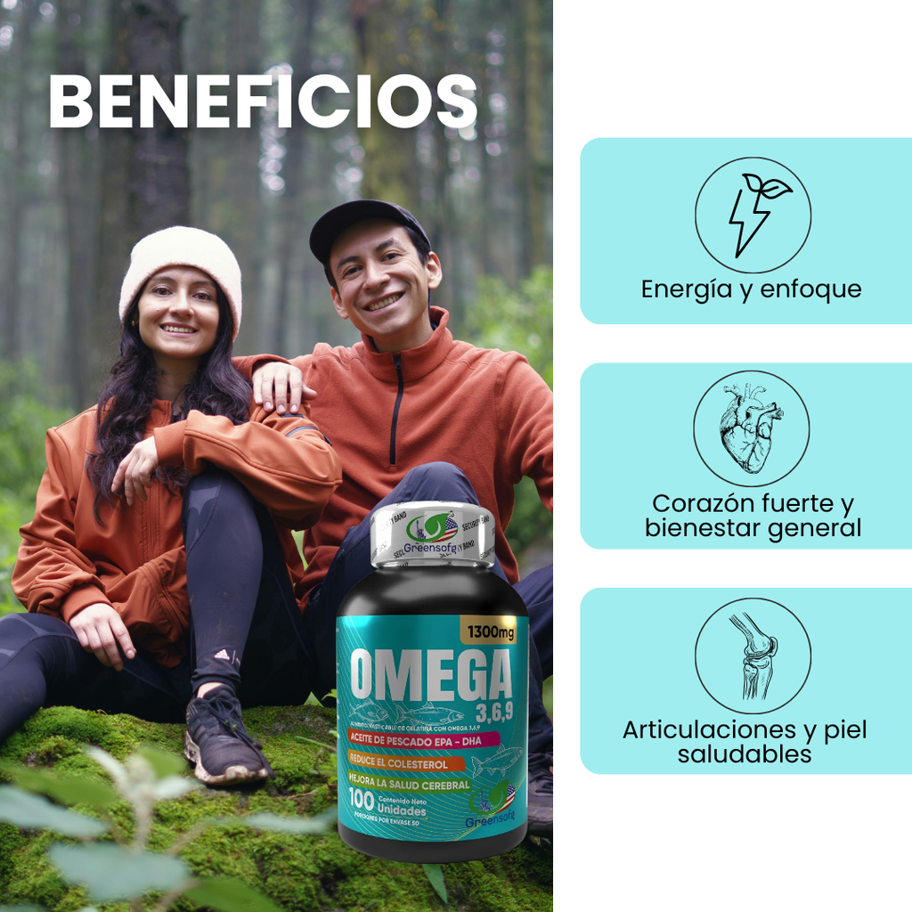OMEGA 3,6,9 salud cerebral 100und X2