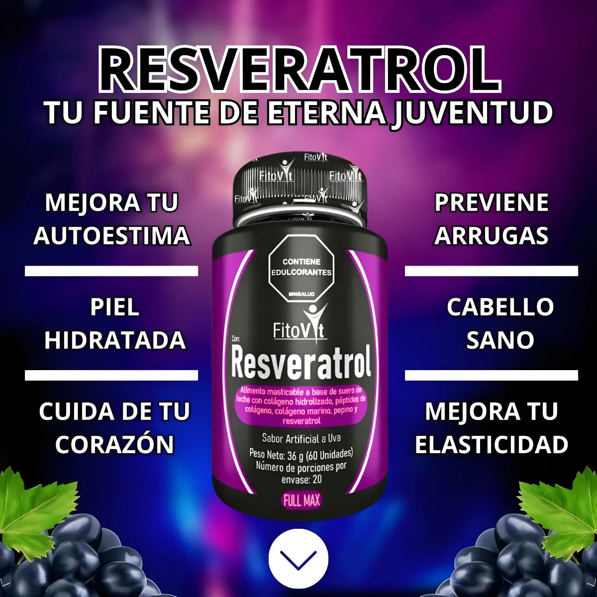 RESVERATROL X60 UND FITOVIT